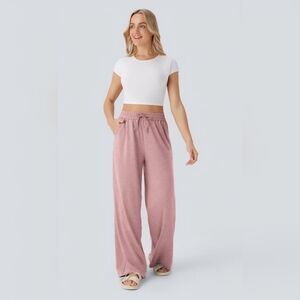 HALARA Pink Wide-Leg Pants